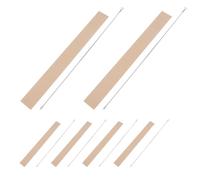 6 Piezas Tira Calefactora para Sellador Manual 200mm, Repuesto | Aluminio y Tela de Alta Temperatura, Accesorio de Recambio, Color Caqui, Rendimiento Estable