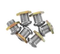 6 Piezas Tornillo de Ventilación para Casco de Batería, Metal | Insertos Roscados, para Restauración y Práctica, Mejoras en Caja y Tom