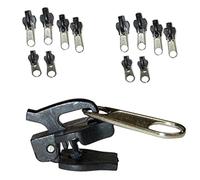 6 piezas Universal Instant Fix Zipper Repair Kit Repuesto Slider Cremallera