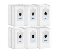 (6 Piezas) X5 Pro Omni Bolsas De Repuesto Para Aspiradoras ECOVACS DEEBOT T30S Care, T30S Pro Omni, X2, X2 Omni, X2 Pro, X5 Omni, T30S AI y DEX86 Incluyen Filtro De Carbón Activado y Son Desechables