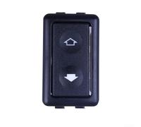 6 Pin 12-24V Interruptor de ventana eléctrica del coche cubiertas del botón, controlador de energía de metal con indicador LED para la modificación de elevación automática