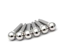 6 pines de metal para puente de guitarra acústica, repuesto de clavos de cuerda, accesorios de instrumentos musicales, clavos de cuerda acústica