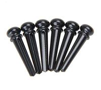 6 pines para puente de guitarra, pines de latón, cuerdas de guitarra acústica, clavijas de clavo, cono fijo, piezas de repuesto para guitarra acústica folk