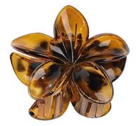 6 pinzas para el pelo de 8 cm, multicolor Hawaii Plumeria, pinzas antideslizantes para el pelo, horquillas para el pelo, accesorios para el cabello con flores, accesorios para el pelo para mujeres