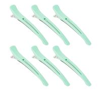 6 pinzas para el pelo para mujer, banda de silicona profesional, clip de rodillo para el pelo con factura de pato para salón y hogar