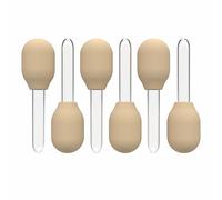 6 pipetas naturales para niños | Cuentagotas para juego sensorial
