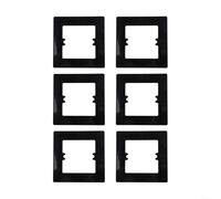 6 placas decorativas para interruptor de luz adecuadas para la mayoría de interruptores y enchufes estándar, hechas de material resistente a la temperatura y resistente