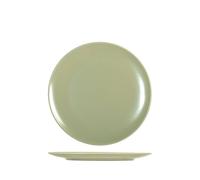 6 Platos De Fruta En Stoneware Denver Verde 20 Cm H&H
