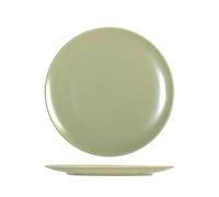 6 Platos Pisos En Gres Denver Verde 26 CM Verde H&h