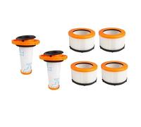 6 prefiltros y posfiltros lavables compatibles con Rowenta X-FORCE FLEX 9.60 ZR009010/ZR00901