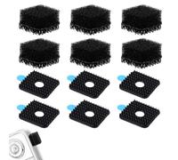 6 Protectores de Micrófono con 6 Adhesivos Mágicos, Protector de Viento Reemplazo de Parabrisas de Micrófono Protector de Viento para Micrófono Accesorios de Vídeo Compatible con Insta360 X3