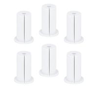 6 protectores de ojales de cable a través de la pared, fundas de buje de goma para organizadores de cables de enrutador Ethernet, kits de fácil instalación, gestión de cables universales