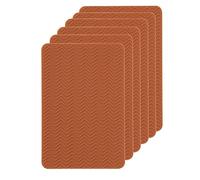 6 protectores de suela autoadhesivos, suela antideslizante de silicona, cubierta inferior de zapatos de tacón alto, protector de suela de zapato para zapatos Christian Louboutin (marrón)