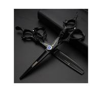 (6 pulgadas 2 piezas) Tijeras para cortar el cabello de 5,5/6/7/7,5/8/9 pulgadas Tijeras de peluquería