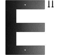6 pulgadas Metal House Number Letters Address Numbers for Outside Mailbox Black Modern and Oficina Organizador de bolígrafos (E Talla única)