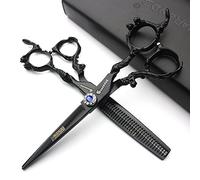 6 pulgadas tijeras JP440C de alta gama profesional de peluquería peluquero adelgazamiento herramienta de corte cortador de pelo (scissors set)
