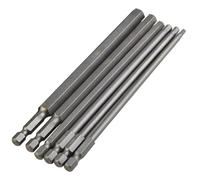 6 puntas de destornillador hexagonales de 150 mm, 6 piezas de 150 mm, cabeza hexagonal de 100 mm, barra de destornillador de aire y otras herramientas, no daña el tornillo