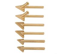 6 puntas de repuesto para soldador de plástico de 80 W, compatibles con herramientas de reparación de parachoques automáticos TPO TEO PP, elemento de calefacción de acero con resistencia a altas