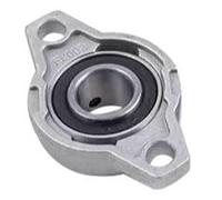 6 PZ KFL004 Cojinetes de Bloqueo de Almohada Rodamientos con Soporte Cojinete de Acero con Base de Aleación de Zinc Rodamiento Autoalineable para Maquinaria de Transporte Impresora 3D (20mm/0.79’’)