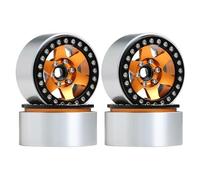 6 radios 1. 9 Cubo de llanta de Rueda de Metal de Beadlock para 1 10 rastizador de RC de Escala Compatible con 90046 AXI03007 Gen8 VS4 10 Modelos(YQW-14GD)