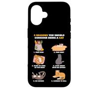 6 Reasons You Should Consider Being a Cat - Cute Cartoon Carcasa para iPhone 16