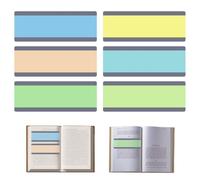 6 Reglas de Lectura Niños, Grande Tiras de Lectura y Marcadores para Dislexia, Regla de Lectura Guiada Colores Suaves, Marcadores para Profesores, Estudiantes y Principiantes