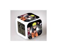 (6) Relojes digitales Anime Naruto Uchiha Sasuke Gaara Hatake Kakashi Haruno Sakura Tsunade Jiraiya Deidara Alarma