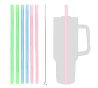 6 Reutilizables de Pajitas Silicone para Stanley 20/30/40 oz Stanley Tumbler