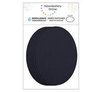 6 Rodilleras niños color Marino oscuro termoadhesivas de plancha. Coderas para proteger tu ropa y reparación de pantalones, chaquetas, jerseys, camisas. 10,5 x 8 cm. Ref. 92 Marino oscuro