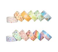 6 Rollos De Cinta Adhesiva Decorativa 15mm X 5 Metros Para Álbum Recortes Diario Cuaderno Planificador Decoración Álbumes Álbumes Recortes Doble