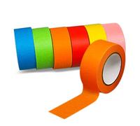 6 rollos de cinta adhesiva, hechos a mano, cinta de color, pintura decorativa, regalo, escribible, adecuado para la decoración del partido