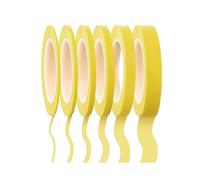 6 rollos de cinta de línea fina de 1/16, 7/10, 1/8, 1/4, 1/2, 3/4 pulgadas x 55 yardas