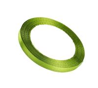 6 rollos de cinta satén verde oliva for manualidades, lazos hechos a mano, for envolver regalos Navidad, Halloween, cumpleaños y fiestas para Embalaje en Caja(6mm Wide)