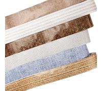 6 rollos de cinta Washi con patrón de encaje, pegatinas decorativas de papel japonés de 1,57 pulgadas, con Clip de madera para álbumes de recortes, diarios, suministros para manualidades