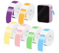 6 rollos de etiquetas adhesivas térmicas para etiquetadora P15/P12/P11/L12 12 x 40 mm