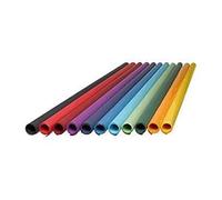 6 rollos de papel kraft verjurado 1mx25m color verde fuerte 70g