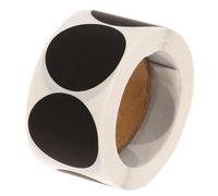 6 rollos de pegatinas for rascar, 1800 unidades, etiquetas autoadhesivas, etiqueta sorpresa for papel de etiqueta de regalo hecho a mano, sellado de sobres for bricolaje(Black-2)