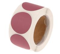 6 rollos de pegatinas for rascar, 1800 unidades, etiquetas autoadhesivas, etiqueta sorpresa for papel de etiqueta de regalo hecho a mano, sellado de sobres for bricolaje(Pink)