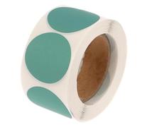 6 rollos de pegatinas for rascar, 1800 unidades, etiquetas autoadhesivas, etiqueta sorpresa for papel de etiqueta de regalo hecho a mano, sellado de sobres for bricolaje(Green)