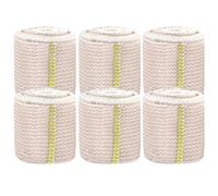 6 rollos de vendaje elástico de alta calidad, vendaje cohesivo de compresión, vendaje deportivo, vendaje de gasa para soporte de tobillo, lesiones de brazos, piernas o pecho (5 x 4,5 cm)