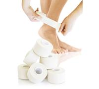 6 Rollos KK Cinta deportiva 3,8 cm x 10 m), color blanco