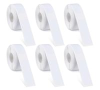 6 Rolls Label Maker Tapes for Phomemo D30, 960 Pcs 12 x 40mm Thermal Labels Printer Sticker Paper with Self-Adhesive Waterproof Adhesive Label
