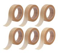 6 Rouleaux Ruban Micropore, 1.25cm x 9.1m Ruban de Peau Flexible, Ruban Adhésif Microporeux et Respirant, Auto Adhésif, Coupe Libre, pour le Nez, Extensions de Cils, Poignet, Puntellare(Couleur Chair)
