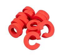 6 rulos de esponja de espuma en forma de C para dormir en el cabello, rizadores sin calor para estilos de rizos, rulos de pelo en forma de C