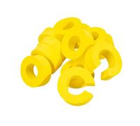 6 rulos de esponja de espuma en forma de C para dormir en el cabello, rizadores sin calor para rizos, estilos de rizos, rodillo de pelo para dormir