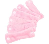 6 rulos de pelo para dormir de forro polar coral, rizadores de pelo sin calor para mujer, herramientas de peluquería de felpa suave para el hogar y viajes, buenos ayudantes para hacer peinado, cómodo