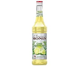 6 × Schnapp MoninCocktail Lime Rantcho sin alcohol (Caja de 6 Botellas de 70 cl)