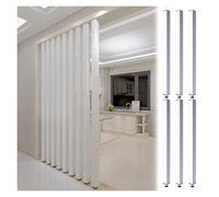 6 separadores de ambientes Ajustables de Listones de Madera, 1,70 m de Altura, Modernas Pantallas de privacidad para Pasillo y Entrada, Elegantes pilares divisores de Interior, soluciones de