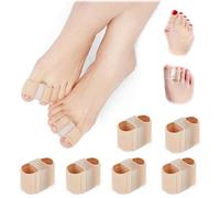 6 separadores de dedos de silicona para juanetes y juanetes, para corrección de juanetes, mujeres y hombres