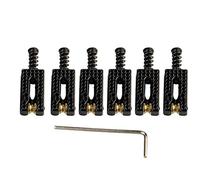 6 sillines de trémolo de puente de rodillo de metal (10,5 mm) con llave para Fender Strat
